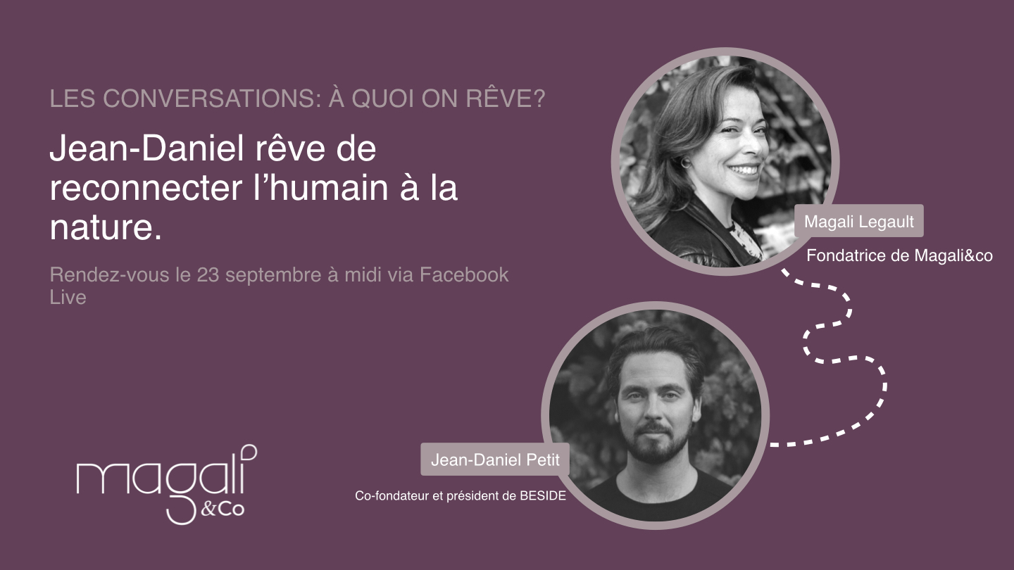 Jean-Daniel Petit 23 septembre: Reconnecter l’humain à la nature