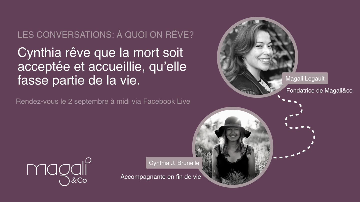 Cynthia J. Brunelle 2 septembre: Mieux vivre avec la mort