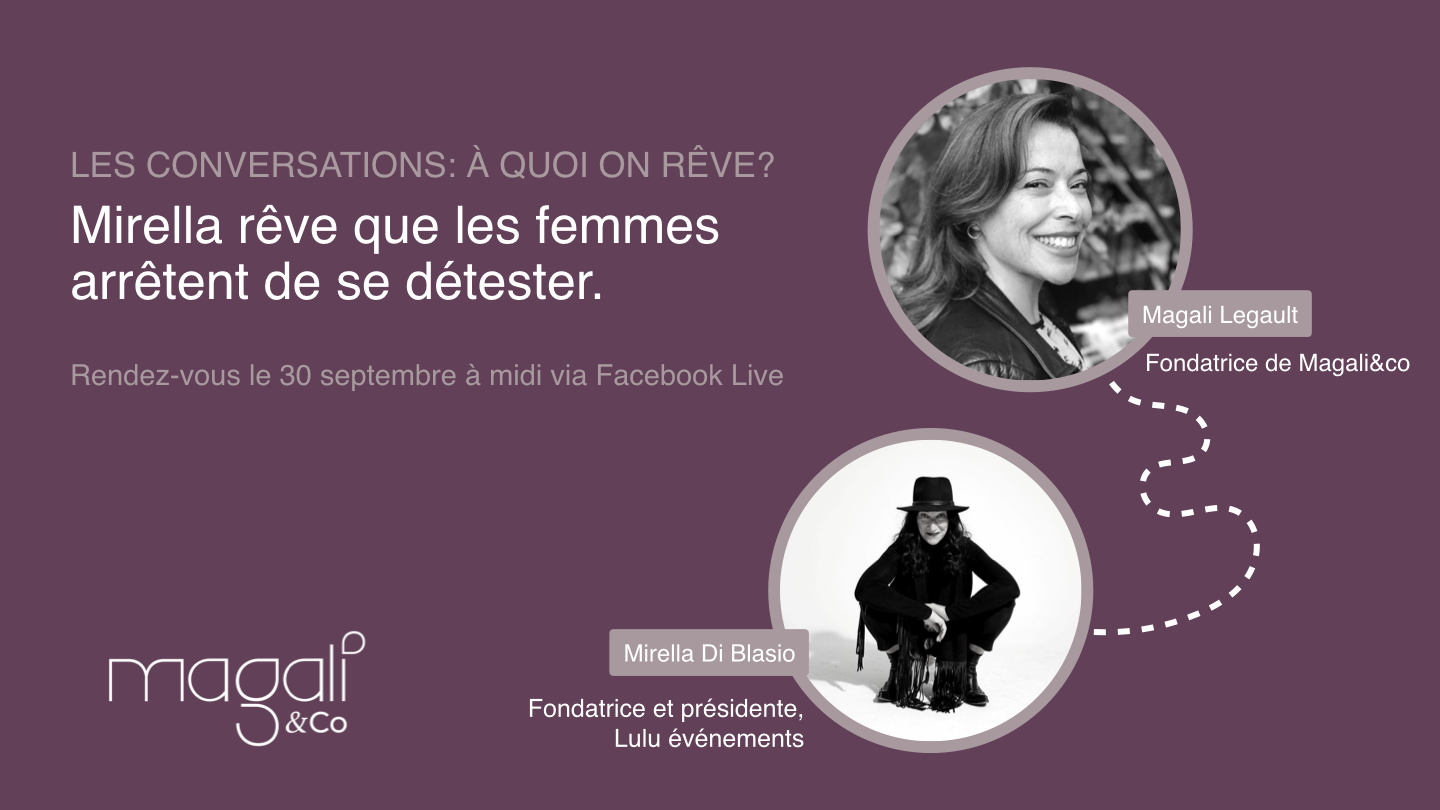 Mirella Di Blasio 30 septembre : Plus de sororité et d’amour de soi