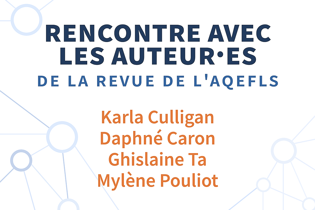 Parlons d'immersion française et de francisation dans le secteur jeune