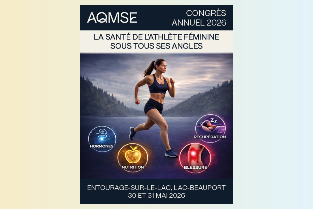 Congrès 2026 : La santé de l’athlète féminine, sous tous ses angles